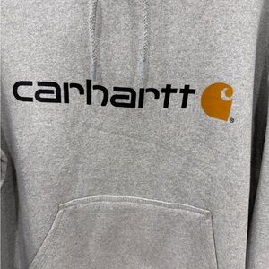 Carhartt Heather Gray Sweatshirt with Logo